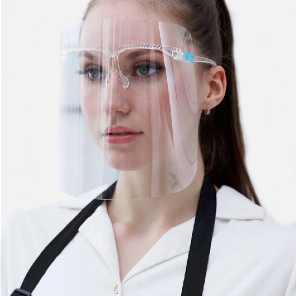 Clear face shield